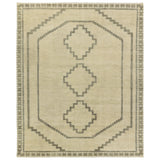 Featuring Cyprus Green Paphos Hand-Knotted Rug by Jaipur Living at Amethyst Home. The hand-knotted Cyprus collection showcases a modern representation of vintage Kars designs with clean-lined geometric details and fresh colorways. The dark and light green Paphos design delights with a minimalistic medallion pattern and a similarly styled border. Low pile and naturally stain resis. Amethyst Home provides interior design, new construction, custom furniture, and area rugs in the Nashville metro area.