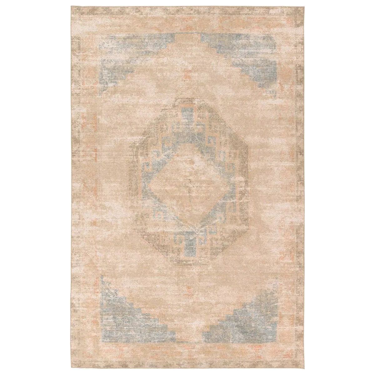 Featuring Edage Kayell Rug by Jaipur Living at Amethyst Home. The innovative Edage rug Kayell showcases distressed, vintage designs, digitally printed onto a jute and polyester base. This process provides effortless texture and natural appeal through the jute weave, while maintaining an elevated feel through updated traditional patterns. The Kayell design . Amethyst Home provides interior design, new home construction design consulting, vintage area rugs, and lighting in the Des Moines metro area.