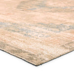 Featuring Edage Kayell Rug by Jaipur Living at Amethyst Home. The innovative Edage rug Kayell showcases distressed, vintage designs, digitally printed onto a jute and polyester base. This process provides effortless texture and natural appeal through the jute weave, while maintaining an elevated feel through updated traditional patterns. The Kayell des. Amethyst Home provides interior design, new home construction design consulting, vintage area rugs, and lighting in the Salt Lake City metro area.