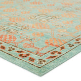 Featuring Eden Anemone Hand-Knotted Rug by Jaipur Living at Amethyst Home. The Eden Anemone pairs fresh, vibrant colors with provincial Persian motifs for the perfect blend of new and time-honored. This hand-knotted wool rug features a hand-sheared quality that lends the design a perfectly vintage and a lovingly worn look. The vibrant tones of the Anemone r. Amethyst Home provides interior design, new home construction design consulting, vintage area rugs, and lighting in the Nashville metro area.