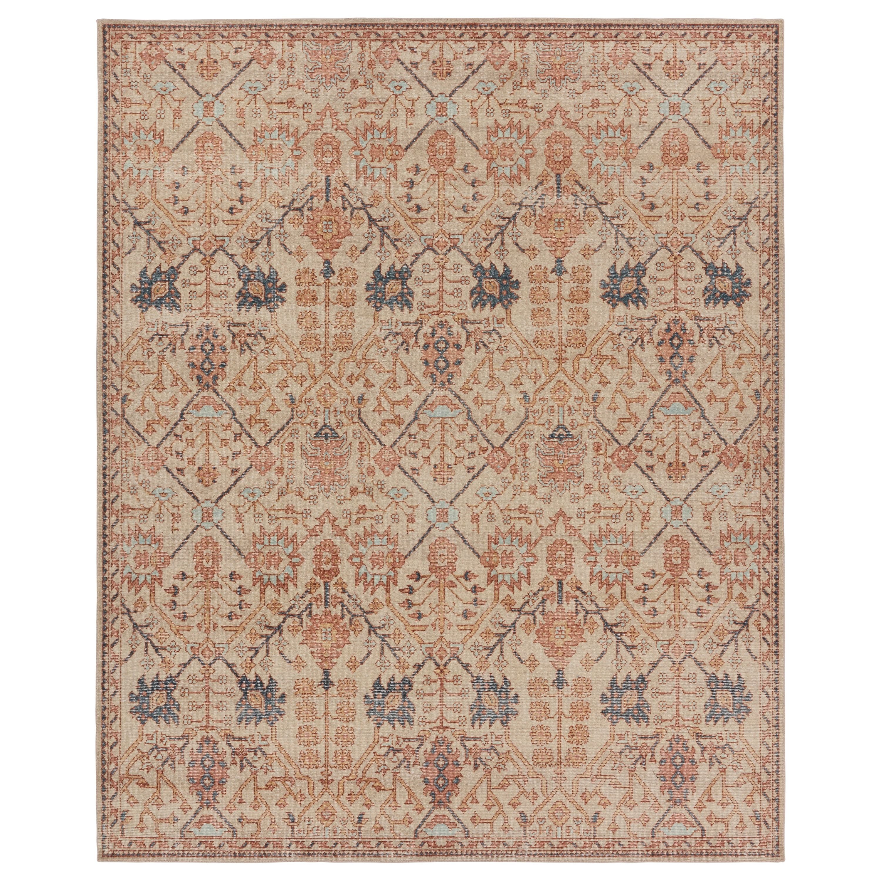 Featuring Eden Solanine Hand-Knotted Rug by Jaipur Living at Amethyst Home. The Eden collection pairs fresh, vibrant colors with provincial Persian motifs for the perfect blend of new and time-honored. This hand-knotted wool rug features a hand-sheared quality that lends the design a perfectly vintage and a lovingly worn look. The earthy tones of the Solanine rug provide an inv. Amethyst Home provides interior design, new construction, custom furniture, and area rugs in the Los Angeles metro area.