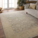 Featuring Eloquent Beige Verity Hand-Knotted Rug by Jaipur Living at Amethyst Home. The Eloquent collection emanates traditional elegance, lending a soft and serene look to transitional homes. The Verity area rug features a faded Oushak design in muted beige, light gray, and tan tones. This hand-knotted wool and viscose rug grounds living spaces with a classic, earthy look. Craf. Amethyst Home provides interior design, new construction, custom furniture, and area rugs in the Des Moines metro area.