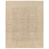 Featuring Eloquent Cream Verity Hand-Knotted Rug by Jaipur Living at Amethyst Home. The Eloquent collection emanates traditional elegance, lending a soft and serene look to transitional homes. The Verity area rug features a faded Oushak design in blue, gray, and green tones. This hand-knotted wool and viscose rug grounds living spaces with a classic, earthy look. Crafted of durab. Amethyst Home provides interior design, new construction, custom furniture, and area rugs in the Charlotte metro area.