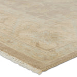 Featuring Eloquent Cream Verity Hand-Knotted Rug by Jaipur Living at Amethyst Home. The Eloquent collection emanates traditional elegance, lending a soft and serene look to transitional homes. The Verity area rug features a faded Oushak design in blue, gray, and green tones. This hand-knotted wool and viscose rug grounds living spaces with a classic, earthy look. Crafted of du. Amethyst Home provides interior design, new construction, custom furniture, and area rugs in the Laguna Beach metro area.