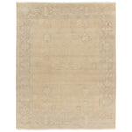 Featuring Eloquent Cream Verity Hand-Knotted Rug by Jaipur Living at Amethyst Home. The Eloquent collection emanates traditional elegance, lending a soft and serene look to transitional homes. The Verity area rug features a faded Oushak design cream, gray, and light sage tones. This hand-knotted wool and viscose rug grounds living spaces with a classic, earthy look. Crafted of du. Amethyst Home provides interior design, new construction, custom furniture, and area rugs in the Charlotte metro area.