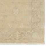 Featuring Eloquent Cream Verity Hand-Knotted Rug by Jaipur Living at Amethyst Home. The Eloquent collection emanates traditional elegance, lending a soft and serene look to transitional homes. The Verity area rug features a faded Oushak design cream, gray, and light sage tones. This hand-knotted wool and viscose rug grounds living spaces with a classic, earthy look. Crafted of durabl. Amethyst Home provides interior design, new construction, custom furniture, and area rugs in the Omaha metro area.