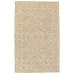 Featuring Farryn Tomoe Rug by Jaipur Living at Amethyst Home. The Farryn Tomoes boasts masterfully hand-tufted designs with stunning detail and versatile colorways. The Tomoe rug features a tribal-inspired center medallion in warm hues of tan and cream. This transitional design is crafted of durable wool and complements a variety of styles, from global to rusti. Amethyst Home provides interior design, new home construction design consulting, vintage area rugs, and lighting in the Miami metro area.