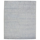 Featuring Indira Ristra Hand-Knotted Rug by Jaipur Living at Amethyst Home. Rich in detail and plush underfoot, the Indira Ristra is made up of neutral-toned modern Moroccan styles. The Ristra area rug features a slight sheen and luxurious hand-knotted construction of natural wool and viscose. A soft trellis design provides geometric interest in an ivo. Amethyst Home provides interior design, new home construction design consulting, vintage area rugs, and lighting in the Salt Lake City metro area.