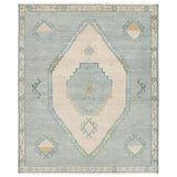 Featuring Jinsen Fayola Rug by Jaipur Living at Amethyst Home. The hand-knotted Jinsen collection features a fresh incarnation of the vintage Turkish textile look. Classic in pattern and modern in color, the Alamo rug boasts a beautiful palette of cream, beige, gold, and brown, featuring distinct dye-lot details and subtle fringe. This artisan-crafted medallio. Amethyst Home provides interior design, new home construction design consulting, vintage area rugs, and lighting in the Boston metro area.