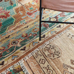 Featuring Jinsen Ziba Hand-Knotted Rug by Jaipur Living at Amethyst Home. The hand-knotted Jinsen Ziba features a fresh incarnation of the vintage Turkish textile look. Classic in pattern and modern in color, the Ziba rug boasts a dusty desert color palette and distinct dye-lot details. This artisan-crafted rug is made of hand-carded wool and has a low, durabl. Amethyst Home provides interior design, new home construction design consulting, vintage area rugs, and lighting in the Austin metro area.