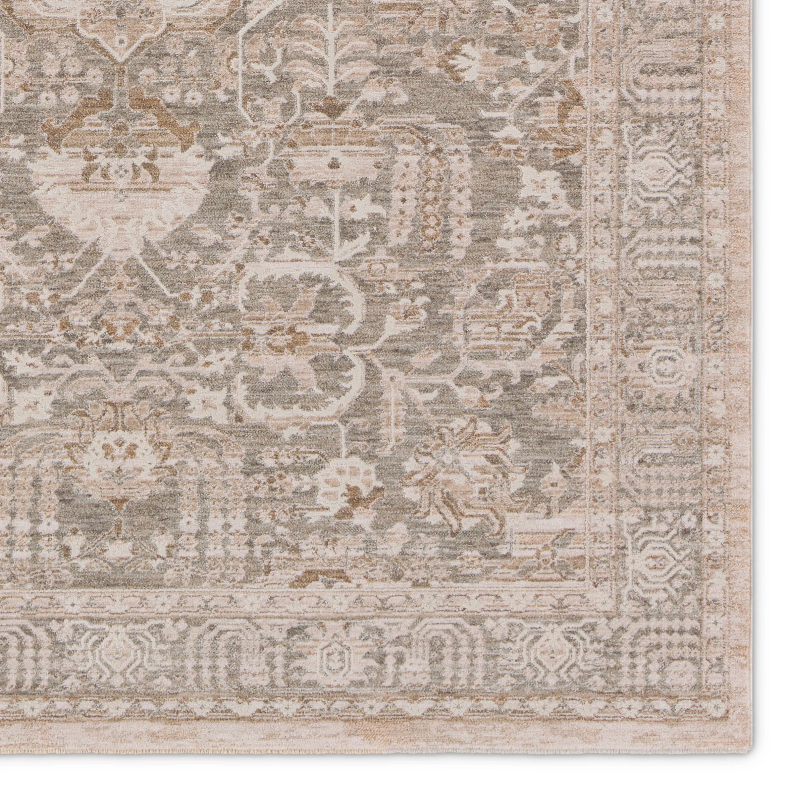 Featuring Lilit Acair Rug by Jaipur Living at Amethyst Home. With its neutral colorways and tree of life pattern inspiration, the Lilit collection is reminiscent of the traditional Persian designs found on distant travels, but with an easy-to-decorate and contemporary twist. The Acair design features a transitional, center medallion with scrolling details a. Amethyst Home provides interior design, new home construction design consulting, vintage area rugs, and lighting in the Charlotte metro area.