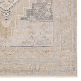 Featuring Lumal Pasain Rug by Jaipur Living at Amethyst Home. Distressed, vintage designs offer an elevated tone for the Lumal Collection. The Pasin rug features an updated traditional inspired medallion and multiple floral borders in tones of navy, light green, cream, gray, and tan. This machine washable rug is stain resistant and easy to clean, perfect f. Amethyst Home provides interior design, new home construction design consulting, vintage area rugs, and lighting in the Alpharetta metro area.