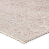 Featuring Lumal Tymabe Rug by Jaipur Living at Amethyst Home. Distressed, vintage designs offer an elevated tone for the Lumal Collection. The Tymabe rug features an updated traditional inspired medallion, geometric border, and intricate detailing in tones of tan, cream, and slate. This machine washable rug is stain resistant and easy to clean, perfect for hom. Amethyst Home provides interior design, new home construction design consulting, vintage area rugs, and lighting in the Dallas metro area.