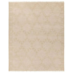 Featuring Merzouga Milada Hand-Knotted Rug by Jaipur Living at Amethyst Home. A stunning array of globally inspired designs in neutral tones define the handknotted Merzouga by Heja Home Milada. The Moroccan-inspired Milada design showcases geometric diamond pattern in cream and tan tones. The wool pile is soft underfoot and inherently stain-resistant. Hand. Amethyst Home provides interior design, new home construction design consulting, vintage area rugs, and lighting in the Alpharetta metro area.