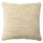 Featuring Montane Jardine Pillow by Jaipur Living at Amethyst Home. The hand-knotted Montane Jardine imbues spaces with modern Moroccan vibes and high-quality craftsmanship. This richly textured assortment of pillows features premium wool and silk blended fibers and an exceptional Persian knot quality. The shag Jardine pillow delights in a cozy cream colorway,. Amethyst Home provides interior design, new home construction design consulting, vintage area rugs, and lighting in the Dallas metro area.