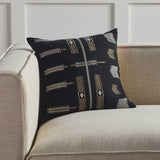 Featuring Nagaland Longkhum Pillow by Jaipur Living at Amethyst Home. Handmade by weavers in Nagaland, India, the Nagaland Longkhum showcases the traditional loin-loom techniques of the indigenous tribes of the region. The artisan-made Longkhum throw pillow effortlessly combines heritage-rich tribal patterns with a versatile black, tan, and cream colorway. Amethyst Home provides interior design, new home construction design consulting, vintage area rugs, and lighting in the Los Angeles metro area.