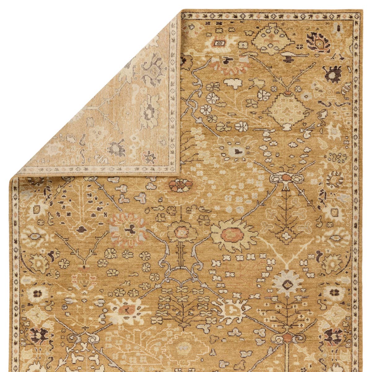 Featuring Neveah Matrona Hand-Knotted Rug by Jaipur Living at Amethyst Home. The intricately hand-knotted Neveah collection showcases traditional patterns with updated colorways to create artful accent pieces for any modern home. The Matrona design features a Persian-inspired design including scrolling flowers and a floral border. Regal yet earthy hues of . Amethyst Home provides interior design, new home construction design consulting, vintage area rugs, and lighting in the Alpharetta metro area.