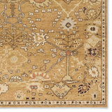 Featuring Neveah Matrona Hand-Knotted Rug by Jaipur Living at Amethyst Home. The intricately hand-knotted Neveah collection showcases traditional patterns with updated colorways to create artful accent pieces for any modern home. The Matrona design features a Persian-inspired design including scrolling flowers and a floral border. Regal yet earthy hues of g. Amethyst Home provides interior design, new home construction design consulting, vintage area rugs, and lighting in the Calabasas metro area.