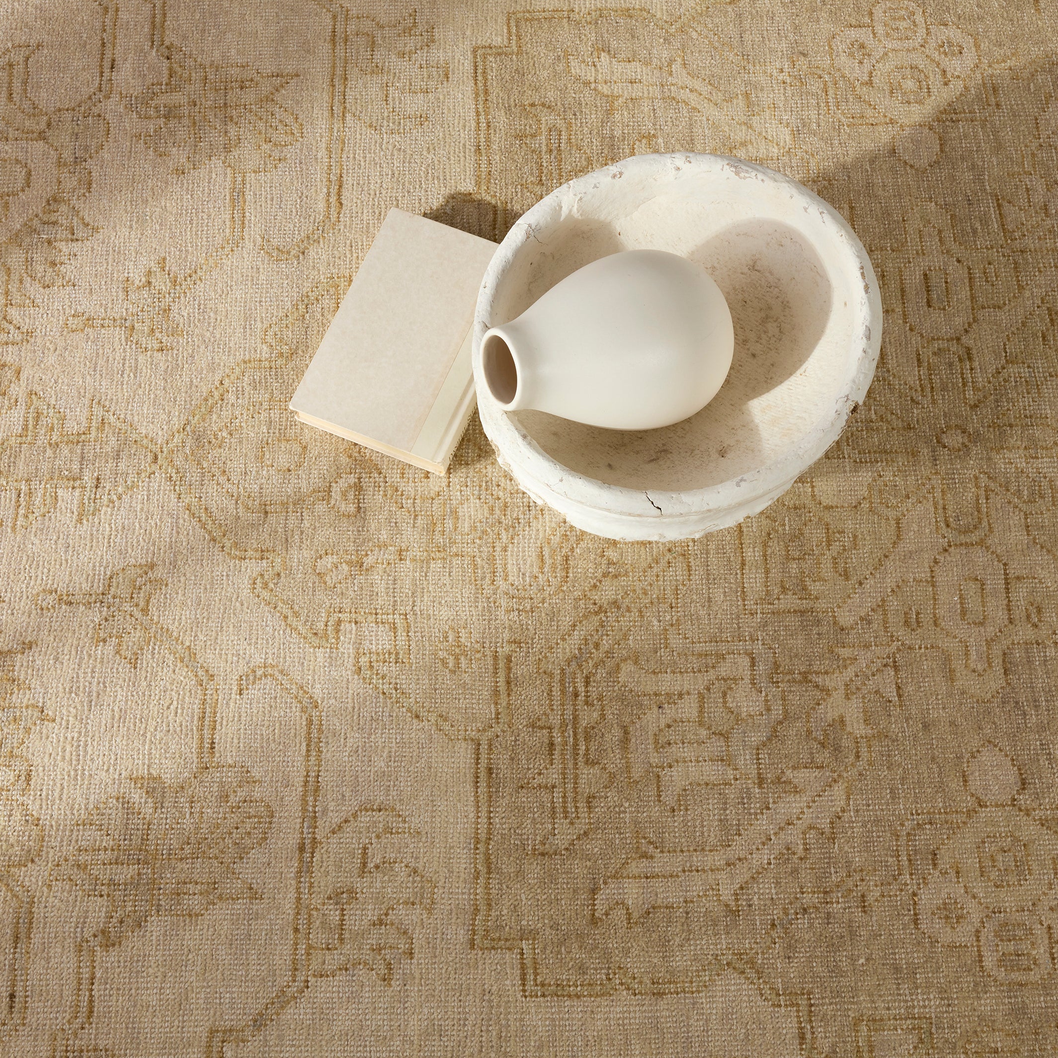 Featuring Onessa Danet Hand-Knotted Rug by Jaipur Living at Amethyst Home. The Onessa collection marries traditional motifs with soft, subdued colorways for the perfect blend of fresh and time-honored style. These hand-knotted wool rugs feature a hand-sheared quality that lends the design a coveted vintage impression. The Danet rug features a distressed, floral pattern in hues o. Amethyst Home provides interior design, new construction, custom furniture, and area rugs in the Alpharetta metro area.