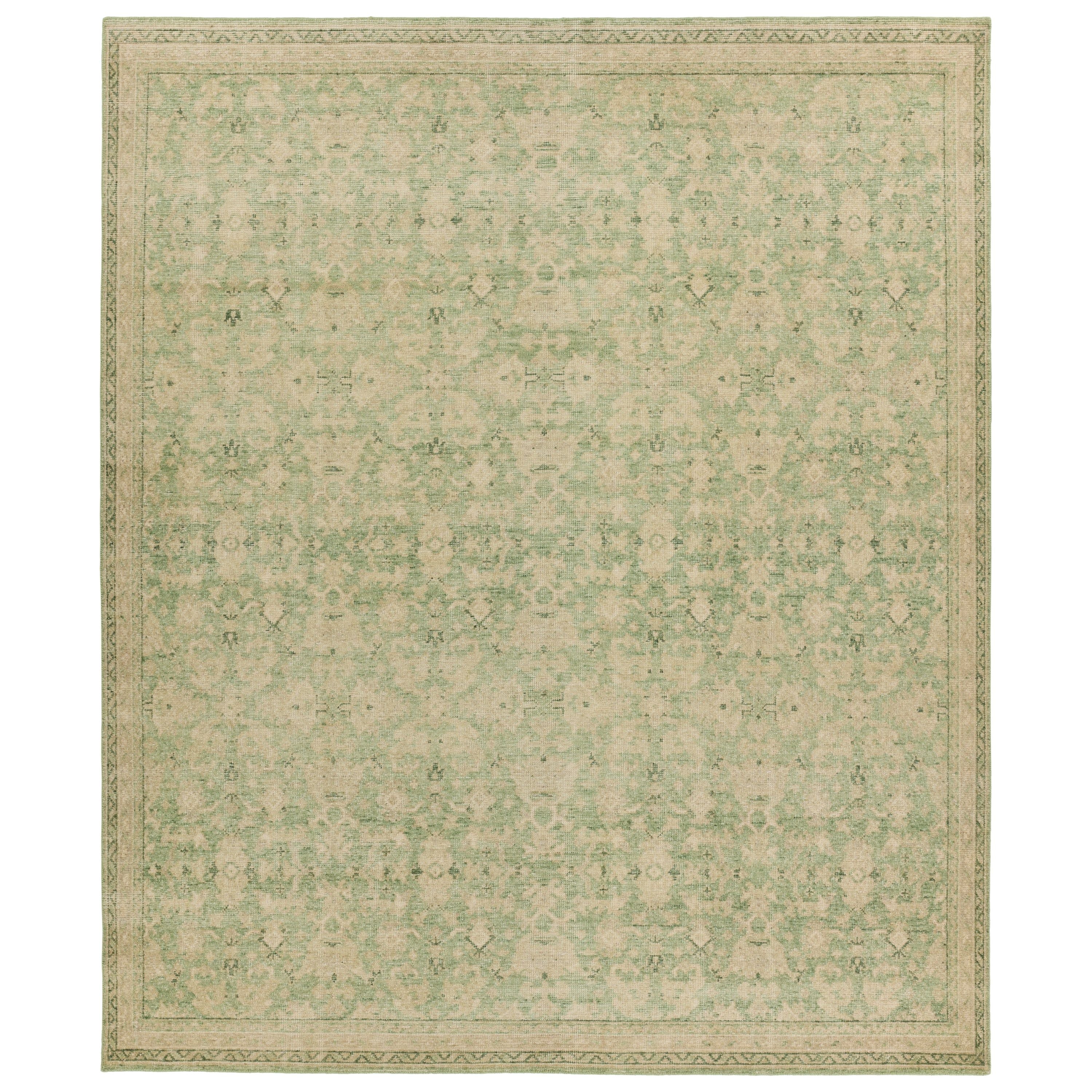 Featuring Onessa Rowland Hand-Knotted Rug by Jaipur Living at Amethyst Home. The Onessa collection marries traditional motifs with soft, subdued colorways for the perfect blend of fresh and time-honored style. These hand-knotted wool rugs feature a hand-sheared quality that lends the design a coveted vintage impression. The Rowland rug features a distressed, floral trellis patter. Amethyst Home provides interior design, new construction, custom furniture, and area rugs in the Charlotte metro area.