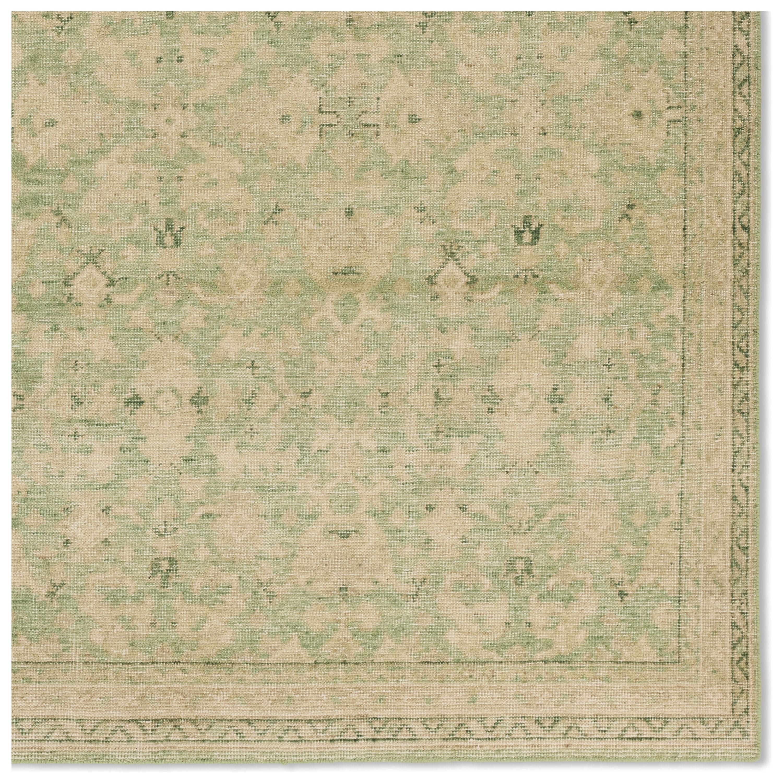 Featuring Onessa Rowland Hand-Knotted Rug by Jaipur Living at Amethyst Home. The Onessa collection marries traditional motifs with soft, subdued colorways for the perfect blend of fresh and time-honored style. These hand-knotted wool rugs feature a hand-sheared quality that lends the design a coveted vintage impression. The Rowland rug features a distressed, floral trellis patte. Amethyst Home provides interior design, new construction, custom furniture, and area rugs in the Scottsdale metro area.