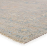 Featuring Orenda Kerensa Hand-Knotted Rug by Jaipur Living at Amethyst Home. The Orenda Kerensa Rug features heirloom-quality designs of muted and uniquely updated Old World patterns. The Kerensa area rug boasts a beautifully washed medallion motif with ornate and fine-lined details. The light taupe tone is accented with cool blue, warm beige, and light gray hues for added depth and intrigue. T. Amethyst Home provides interior design services, furniture, rugs, and lighting in the Miami metro area.