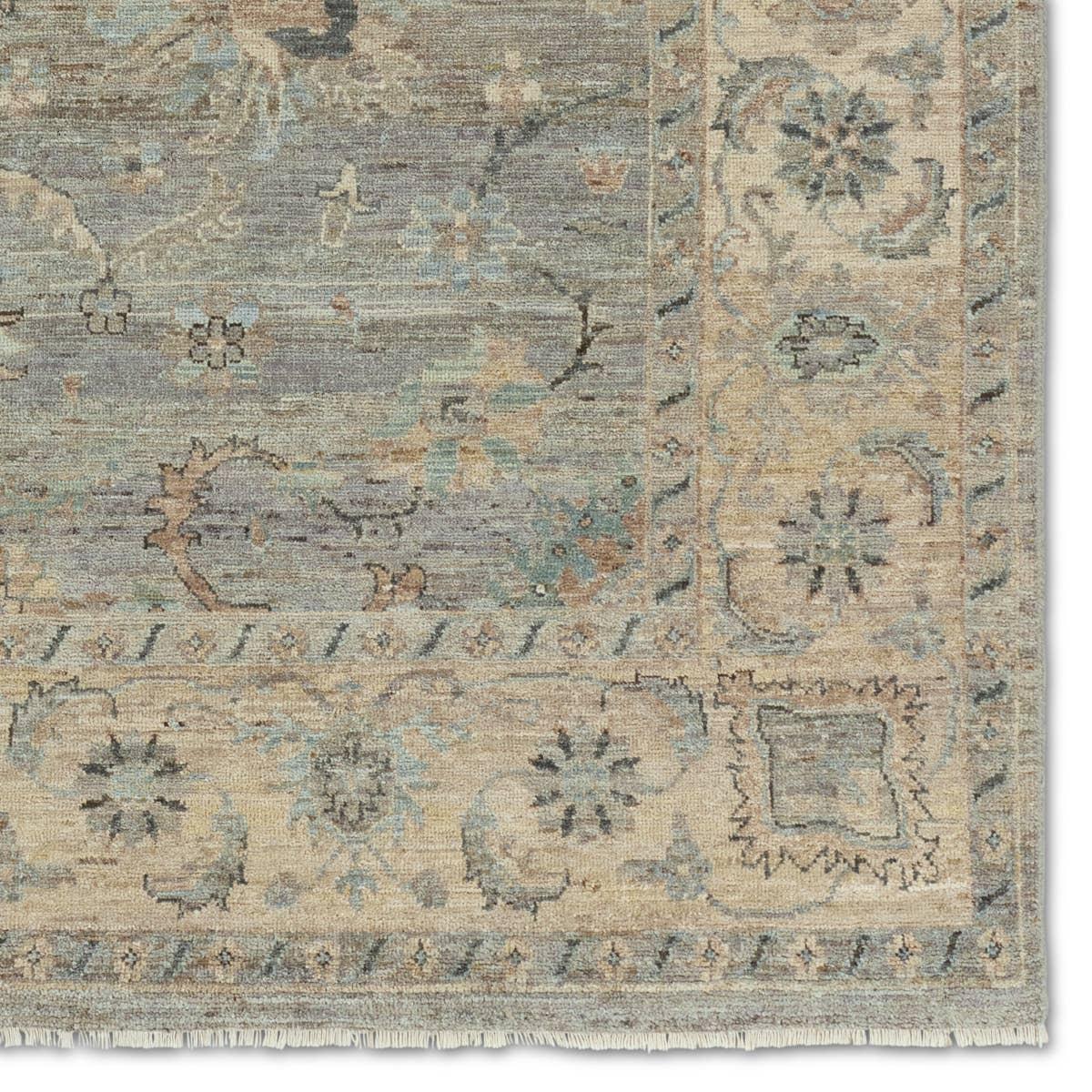 Featuring Orenda Titania Hand-Knotted Rug by Jaipur Living at Amethyst Home. The Orenda Titania features heirloom-quality designs of muted and uniquely updated Old World patterns. The Titania area rug boasts a beautiful medallion motif with floral details. The tan, blue, taupe, gray, and cream tones are grounding and neutral, perfect for providing an inviting . Amethyst Home provides interior design, new home construction design consulting, vintage area rugs, and lighting in the Boston metro area.
