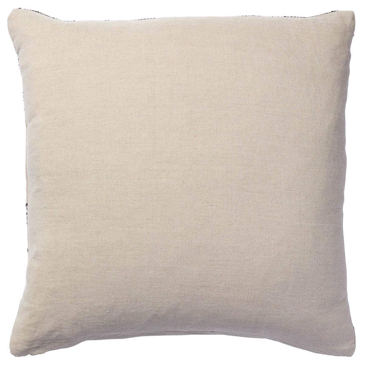 Featuring Origins Assise Pillow by Jaipur Living at Amethyst Home. The handcrafted Assise pillow design draws its inspiration from classic linens. This casual stripe brings a sense of structure and order but balanced with an easy softness. The charcoal and off-white color palette provides neutrality to any space.Indoor Pillow55% Linen 45% SilkASI01 Origins Ass. Amethyst Home provides interior design, new home construction design consulting, vintage area rugs, and lighting in the Austin metro area.