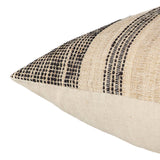 Featuring Origins Assise Pillow by Jaipur Living at Amethyst Home. The handcrafted Assise pillow design draws its inspiration from classic linens. This casual stripe brings a sense of structure and order but balanced with an easy softness. The charcoal and off-white color palette provides neutrality to any space.Indoor Pillow55% Linen 45% SilkASI01 Origi. Amethyst Home provides interior design, new home construction design consulting, vintage area rugs, and lighting in the Laguna Beach metro area.