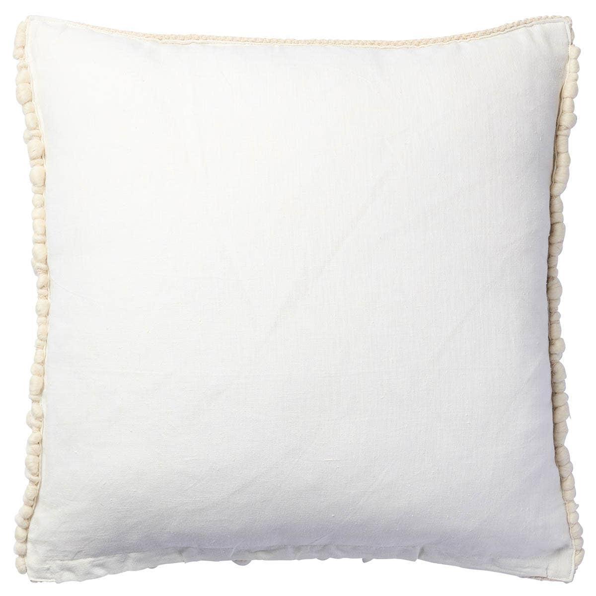Featuring Origins Freya Pillow by Jaipur Living at Amethyst Home. The textural finish of the Freya pillow is inspired by grape agate, a rare mineral found in Mamuju, a small area of Indonesia. Handcrafted of 100% cream wool, this throw pillow perfectly accents modern indoor spaces.Indoor Pillow100% WoolFRE02 Origins FreyaSpot clean only.. Amethyst Home provides interior design, new home construction design consulting, vintage area rugs, and lighting in the Washington metro area.