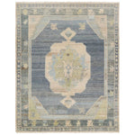 Featuring Reza Kieran Hand-Knotted Rug by Jaipur Living at Amethyst Home. The Reza Kieran is powerful and full of life. Inspired by exotic Oushak designs, it’s rich with color and design bravado. Soft and strong, dense, and lush with an impressive knot count per-square-inch. The Kieran design portrays hushed blues, greens, grays, and creams reminiscent of . Amethyst Home provides interior design, new home construction design consulting, vintage area rugs, and lighting in the Alpharetta metro area.
