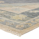 Featuring Reza Kieran Hand-Knotted Rug by Jaipur Living at Amethyst Home. The Reza Kieran is powerful and full of life. Inspired by exotic Oushak designs, it’s rich with color and design bravado. Soft and strong, dense, and lush with an impressive knot count per-square-inch. The Kieran design portrays hushed blues, greens, grays, and creams reminiscent of a des. Amethyst Home provides interior design, new home construction design consulting, vintage area rugs, and lighting in the Miami metro area.