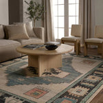 Featuring Reza Enzo Hand-Knotted Rug by Jaipur Living at Amethyst Home. The Reza Enzo is powerful and full of life. Inspired by exotic Oushak designs, it’s rich with color and design bravado. Soft and strong, dense, and lush with an impressive knot count per-square-inch. The Enzo rug stuns with striking design of an updated medallion center that recalls . Amethyst Home provides interior design, new home construction design consulting, vintage area rugs, and lighting in the Laguna Beach metro area.