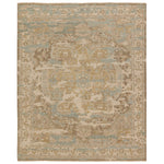 Featuring Rhapsody Cadenza Hand-Knotted Rug by Jaipur Living at Amethyst Home. The Rhapsody collection features heirloom-quality designs of stunningly abrashed Old World patterns. The Cadenza area rug boasts a beautifully distressed medallion motif with a decorative border. The khaki tones are accented with slate, beige, cream, and taupe hues for added depth and intrigue. This durabl. Amethyst Home provides interior design, new construction, custom furniture, and area rugs in the Tampa metro area.