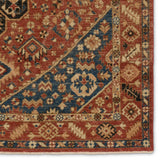 Featuring Rhapsody Lucius Hand-Knotted Rug by Jaipur Living at Amethyst Home. The Rhapsody collection features heirloom-quality designs of stunningly abrashed Old World patterns. The Lucius area rug boasts a beautifully washed center-medallion with a decorative border. The red tones are accented with blue, black, cream, orange, and brown hues for added depth and intrigue. Th. Amethyst Home provides interior design, new construction, custom furniture, and area rugs in the Salt Lake City metro area.
