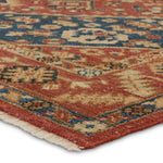 Featuring Rhapsody Lucius Hand-Knotted Rug by Jaipur Living at Amethyst Home. The Rhapsody collection features heirloom-quality designs of stunningly abrashed Old World patterns. The Lucius area rug boasts a beautifully washed center-medallion with a decorative border. The red tones are accented with blue, black, cream, orange, and brown hues for added depth and intrigue. This d. Amethyst Home provides interior design, new construction, custom furniture, and area rugs in the Scottsdale metro area.