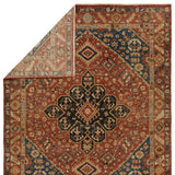 Featuring Rhapsody Lucius Hand-Knotted Rug by Jaipur Living at Amethyst Home. The Rhapsody collection features heirloom-quality designs of stunningly abrashed Old World patterns. The Lucius area rug boasts a beautifully washed center-medallion with a decorative border. The red tones are accented with blue, black, cream, orange, and brown hues for added depth and intrigue. Thi. Amethyst Home provides interior design, new construction, custom furniture, and area rugs in the Winter Garden metro area.