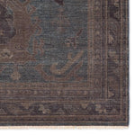 Featuring Rhapsody Jodion Hand-Knotted Rug by Jaipur Living at Amethyst Home. The Rhapsody Jodion features heirloom-quality designs of stunningly abrashed Old World patterns. The Jodion area rug boasts a beautifully distressed dual-medallion motif with a decorative, multi-layered border and geometric detailing. The blue, brown, and gray hues add depth and intri. Amethyst Home provides interior design, new home construction design consulting, vintage area rugs, and lighting in the Tampa metro area.