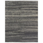Featuring Rize Jamaal Hand-Knotted Rug by Jaipur Living at Amethyst Home. The Rize collection offers intricate and delicately designed global patterns to the modern home. The luxurious Jamaal area rug showcases a striped, linear motif in a classic gray, cream, and black colorway. This accent's hand-knotted wool construction ensures timeless durability and a stunning presence in bohem. Amethyst Home provides interior design, new construction, custom furniture, and area rugs in the Tampa metro area.