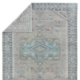 Featuring Salinas Santita Hand-Knotted Rug by Jaipur Living at Amethyst Home. The Salinas Santita is punctuated by both vibrant and neutral hues and combined with intricate details, lending a stunning transitional look to any home. The Santita rug makes a moody statement with grounding hues and a tribal, medallion motifs. This durable, artisan-made rug feat. Amethyst Home provides interior design, new home construction design consulting, vintage area rugs, and lighting in the Park City metro area.