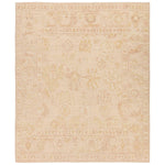 Featuring Sofi Elear Hand-Knotted Rug by Jaipur Living at Amethyst Home. The hand-ktted Sofi collection offers a textural refresh to traditional Oushak designs. With soft, tonal hues and a one-of-kind construction that creates stunning variation in color, these open and inviting designs balance the artistry of traditional textiles and the versatile aesthe. Amethyst Home provides interior design, new home construction design consulting, vintage area rugs, and lighting in the Los Angeles metro area.