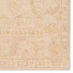 Featuring Sofi Elear Hand-Knotted Rug by Jaipur Living at Amethyst Home. The hand-ktted Sofi collection offers a textural refresh to traditional Oushak designs. With soft, tonal hues and a one-of-kind construction that creates stunning variation in color, these open and inviting designs balance the artistry of traditional textiles and the versatile aesthetic of. Amethyst Home provides interior design, new home construction design consulting, vintage area rugs, and lighting in the Tampa metro area.