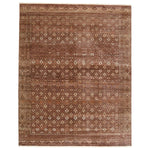 Featuring Someplace In Time Lovas Hand-Knotted Rug by Jaipur Living at Amethyst Home. Whimsical colorways combine with the opulent detail of a traditional-inspired pattern - the Someplace in Time Lovas represents nostalgia and progression, heritage and the contemporary. The Lovas rug features a mini-medallion pattern and deep brown and cream colorway that grou. Amethyst Home provides interior design, new home construction design consulting, vintage area rugs, and lighting in the Dallas metro area.