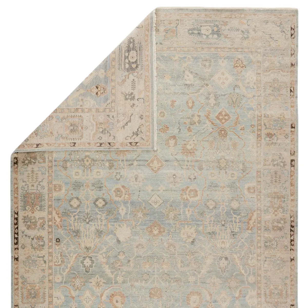 Featuring Someplace In Time Resonant Rug by Jaipur Living at Amethyst Home. Whimsical colorways combine with the opulent detail of a traditional-inspired pattern; the Someplace in Time collection represents nostalgia and progression, heritage and the contemporary. The Resonant rug features an earthen tan, natural beige, and light blue colorway that grounds spaces with luxe appeal and an ex. Amethyst Home provides interior design services, furniture, rugs, and lighting in the Des Moines metro area.