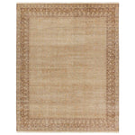 Featuring Serenity Hand-Knotted Rug by Jaipur Living at Amethyst Home. Whimsical colorways combine with the opulent detail of a traditional-inspired pattern?the Serenity represents nostalgia and progression, heritage and the contemporary. The Serenity rug features a heavily distressed trellis and intricate border design with a gold, brown, and beige colorway . Amethyst Home provides interior design, new home construction design consulting, vintage area rugs, and lighting in the Seattle metro area.