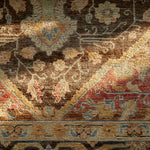 Featuring Someplace In Time Dynasty Rug by Jaipur Living at Amethyst Home. Whimsical colorways combine with the opulent detail of a traditional-inspired pattern; the Someplace in Time collection represents nostalgia and progression, heritage and the contemporary. In a vivid prism scheme of blue, green, pink, gold, and deep brown, the statement-making Dynasty rug ground spaces with luxe appeal. Amethyst Home provides interior design services, furniture, rugs, and lighting in the Seattle metro area.