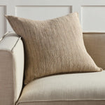 Featuring Tanzy Murdoch Pillow by Jaipur Living at Amethyst Home. The Tanzy Murdoch Pillow boasts an assortment of earthy tones and simple patterns for cozy, inviting looks that complement any style. The reversible Murdoch throw pillow features a solid heathered and stripe pattern in a contemporary light brown and cream colorway. The cotton and jute pillow provides a comforting global feel and . Amethyst Home provides interior design services, furniture, rugs, and lighting in the Miami metro area.