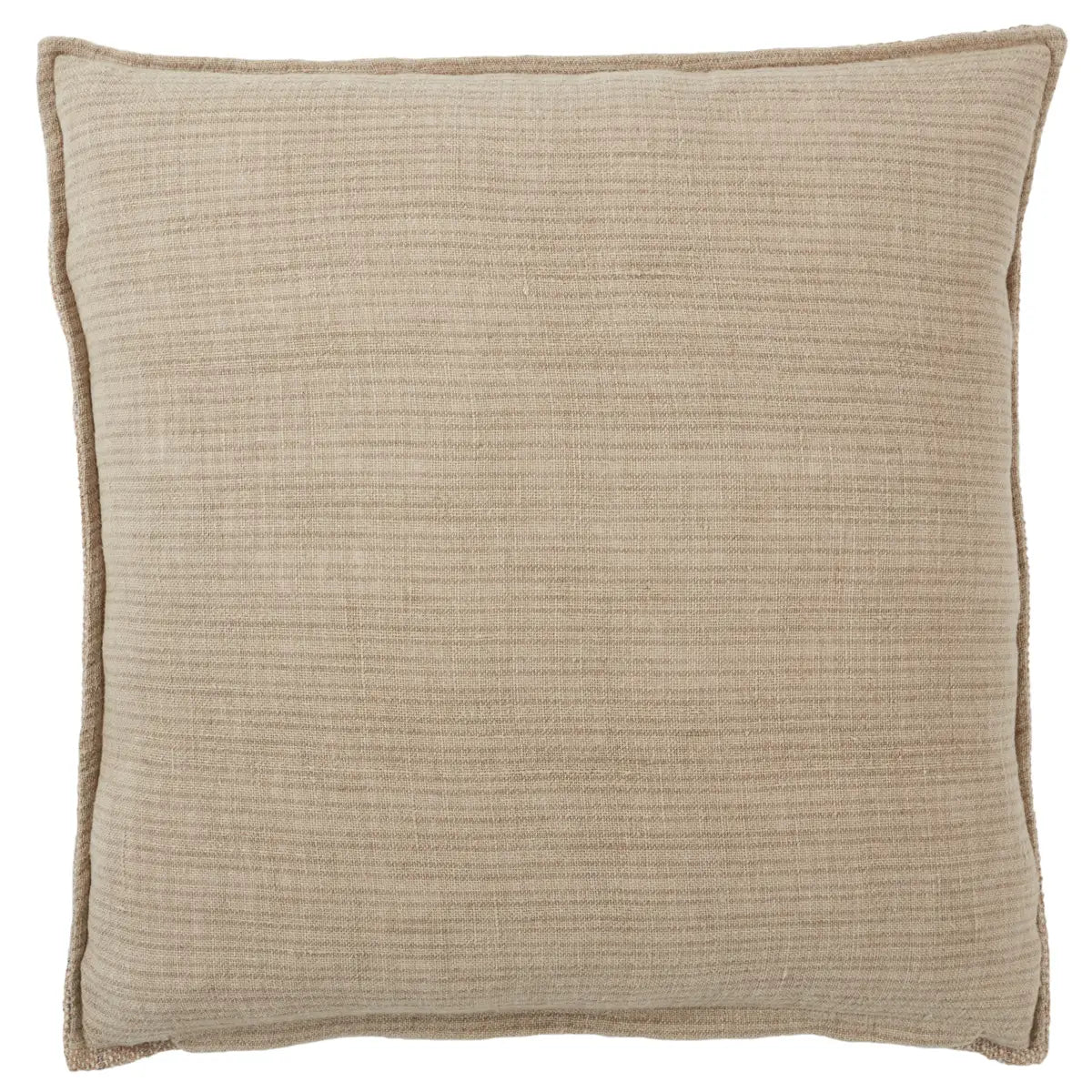 Featuring Tanzy Murdoch Pillow by Jaipur Living at Amethyst Home. The Tanzy Murdoch Pillow boasts an assortment of earthy tones and simple patterns for cozy, inviting looks that complement any style. The reversible Murdoch throw pillow features a solid heathered and stripe pattern in a contemporary light brown and cream colorway. The cotton and jute pillow provides a comforting global feel and . Amethyst Home provides interior design services, furniture, rugs, and lighting in the Omaha metro area.