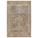 Featuring Zefira Zakaria Rug by Jaipur Living at Amethyst Home. Inspired by the vintage perfection of sun-bathed Turkish designs, the Zefira Zakaria showcases detailed traditional motifs that have been updated with on-trend, saturated colorways. The Zakaria rug boasts a distressed medallion motif in warm tones of tan, taupe, caramel, blue, and green. This pow. Amethyst Home provides interior design, new home construction design consulting, vintage area rugs, and lighting in the Houston metro area.