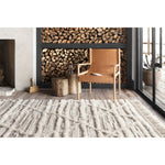 Featuring Khalid Ivory/Taupe Hand-Knotted Rug by Loloi at Amethyst Home. A nod to timeless Moroccan style, the Khalid Collection is hand-knotted in India by skilled artisans. The soft pile features 100% natural, undyed wool, lending slight variations in tones that make each piece it's own. Plus, each rug is finished with a thoughtfully designed fringe.
.  Amethyst Home provides interior design, new home construction design consulting, vintage area rugs, and lighting in the Laguna Beach metro area.